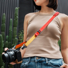 Kameros diržas - Falcam Maglink Quick Magnetic Buckle Lite V2 132 lbs Raudona