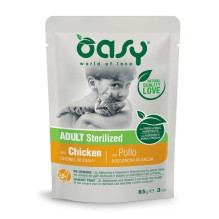 Maisto produktai - Oasy Chunks in Gravy Sterilized Chicken 85g