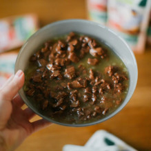 Gyvūnų maistas - ANIMAL ISLAND Kalakutienos filė sultinyje 10x150g Be grūdų