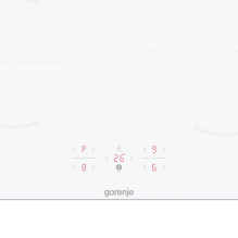 Indukcinė viryklė - Gorenje GI6401WSC 4 zonos stiklo-keraminė jutiklinė kontrolė balta