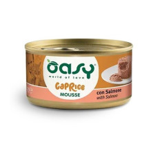 Maisto produktai - Oasy Caprice Mousse Lašiša Be Grūdų Drėgnas Maistas 85g
