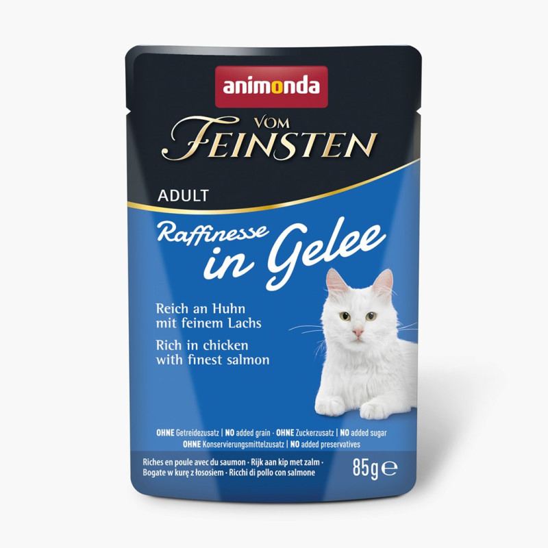 Maisto produktai - ANIMONDA Vom Feinsten Adult Raffinesse Chicken &amp; Salmon 85g