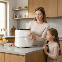 Namų ir virtuvės prietaisas - GORENJE Bealiejis keptuvas (Elle, 5L, 6 programos, balta)