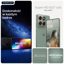 Mobilusis telefonas - Motorola edge 70 6.7" AMOLED, Snapdragon 7 Gen 4, 12GB RAM, žalia