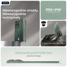 Mobilusis telefonas - Motorola edge 70 6.7" AMOLED, Snapdragon 7 Gen 4, 12GB RAM, žalia