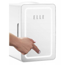 Namų ir virtuvės prietaisai - ELLE 6L Mini šaldytuvas su LED veidrodžiu baltas