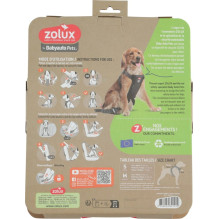 Gyvūnų diržas - ZOLUX Travel Safe S, reguliuojamas, kaklo 30-55 cm, raudonas