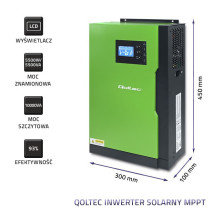 Energijos keitiklis - Qoltec 53887 5.5kW 100A 48V MPPT Off-Grid