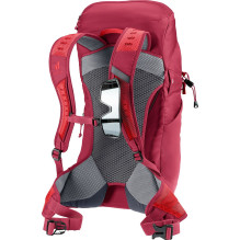 Žygio kuprinė - Deuter AC Lite 24 24L vidinė konstrukcija lietaus apsauga vyšnia / Masala