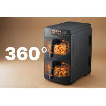 Fritiūrinė - PROMIS Double Vertical Fat-Free Fryer 10L 80-200°C Digital Timer