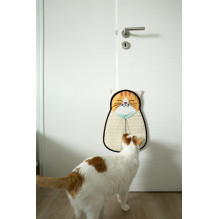 Naminių gyvūnų reikmenys - ZOLUX Chatouille Hanging Scratching Pad 54 cm Multicolored