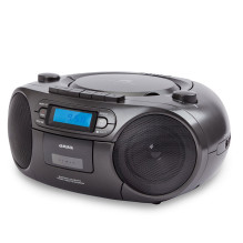 Aiwa BBTC-550BK portable stereo system Digital 6 W Black