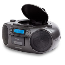 Aiwa BBTC-550BK portable stereo system Digital 6 W Black
