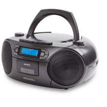 Aiwa BBTC-550BK portable stereo system Digital 6 W Black