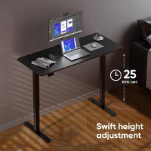 DESK MOTORISED / BLACK WDT221E-B ONKRON DESK MOTORISED / BLACK WDT221E-B ONKRON