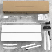 DESK MOTORISED / WHITE WDT221E-W ONKRON
