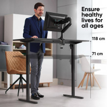 DESK FRAME MOTORISED / BLACK WDF221E-B ONKRON DESK FRAME MOTORISED / BLACK WDF221E-B ONKRON