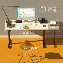DESK FRAME MOTORISED / BLACK WDF221E-B ONKRON DESK FRAME MOTORISED / BLACK WDF221E-B ONKRON