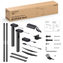 DESK FRAME MOTORISED / BLACK CDF222E-B ONKRON DESK FRAME MOTORISED / BLACK CDF222E-B ONKRON