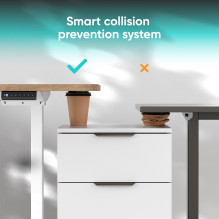 DESK FRAME MOTORISED / WHITE CDF222E-W ONKRON DESK FRAME MOTORISED / WHITE CDF222E-W ONKRON