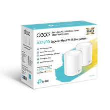 Wireless Router, TP-LINK, Wireless Router, 2-pack, 1800 Mbps, Mesh, IEEE 802.11a, IEEE 802.11n, IEEE 802.11ac, IEEE 802.