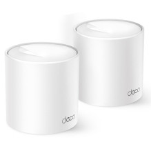 Wireless Router, TP-LINK, Wireless Router, 1500 Mbps, Mesh, Wi-Fi 6, 1x10 / 100 / 1000M, 1x2.5GbE, DHCP, DECOX10(2-PACK)