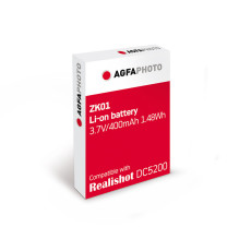 AGFA AGFAPHOTO ZK01 ličio baterija 3,7 V 400 mAh 1,48 Wh