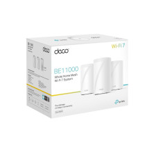 Wireless Router, TP-LINK, Wireless Access Point / Router, 3-pack, 9300 Mbps, Mesh, Wi-Fi 7, USB 3.0, 4x2.5GbE, LAN \ WAN