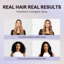 Hair straightening and curling iron Wavytalk Whirlwind Pro pink