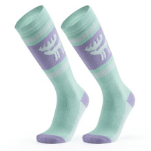 Qunature 037201 ski socks size 37-42 (S / M) - purple-green