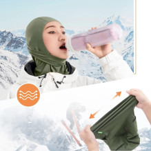 „Qunature 13230023014“ slidinėjimo/motociklo balaklava, M dydis – žalia