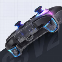 „Machenike G3 V2“ belaidis žaidimų valdiklis su įkrovimo stotele – juodas