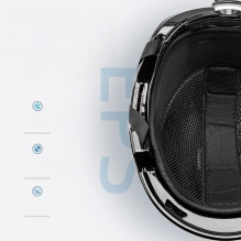 Qunature 10130003003 Ski Helmet with Earmuffs for Snowboard Size L - Black