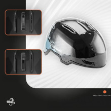 Qunature 10130003004 Ski Helmet with Earmuffs, Snowboard Size M - Black