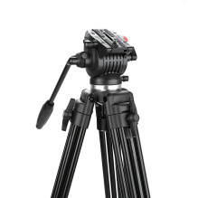 Tripod - Caruba Videostar 177 Pro Fluid Head Tripod 4kg 80-180cm