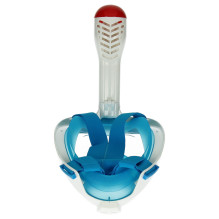 Kreiptuvas - Caruba Full Face Snorkel Mask Swift Action Cam Mount Blue L / XL