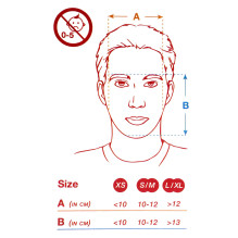 Guide - Caruba Full Face Snorkel Mask Swift Action Cam Mount Blue L / XL