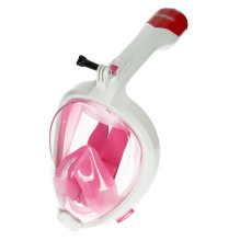 Kreiptuvas - Caruba Full Face Snorkel Mask L / XL with Action Cam Mount Pink