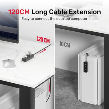 USB Adapter - UNITEK Y-3089V01 4-Port USB 3.2 Gen 1 Black
