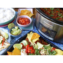 Slow Cooker - Crock-Pot 5.6 L, Silver