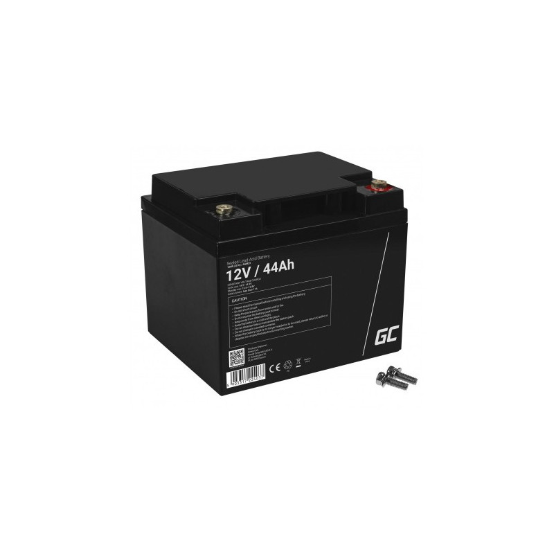 12V 44Ah battery :: AGM : VRLA :: 12 Volts, 44 Amp-hours (Ah)