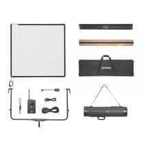 Apšvietimo įranga - Godox AD33 K2 Elektrinis difuzorius (100x100cm, CRMX, Bluetooth)