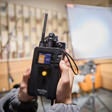 Apšvietimo įranga - Godox AD33 K2 Elektrinis difuzorius (100x100cm, CRMX, Bluetooth)