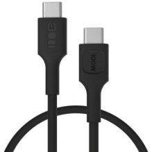 Kabelis „Green Cell PowerFlex“ greito įkrovimo USB C tipo kištukas - USB C tipo kištukas 100 W, juodas, 0,3 m