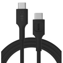 Kabelis Green Cell PowerStream USB Type-C kištukas - USB Type-C kištukas 100W, juodas, 1.2m