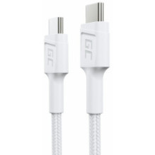 Kabelis „Green Cell“ USB C tipo kištukas - USB C tipo kištukas „PowerStream“ su greito įkrovimo funkcija, 60 W, 30 cm