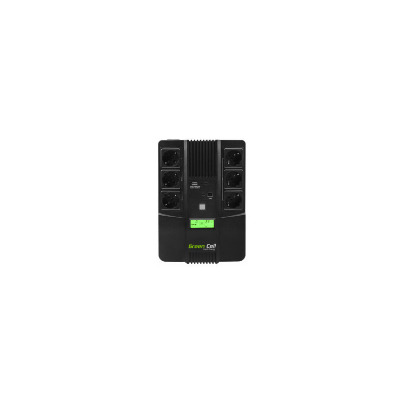„Green Cell“ nepertraukiamo maitinimo šaltinis (UPS) „AiO“ 800 VA 480 W