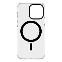 Evelatus Apple iPhone 15 Pro Clear Case PC+TPU With MagSafe Transparent Black