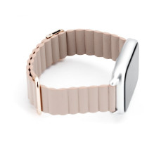 „Connect“ 20 mm kortikalinės sagties laikrodžio dirželis su magnetiniu prisisiurbimu (130 mm M / L) chaki spalvos