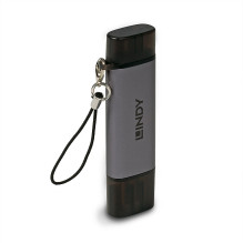 USB Atminties Kortelių Skaitytuvas - USB 3.2 Type C &amp; A SD / Micro SD Kortelių Skaitytuvas 5Gbps